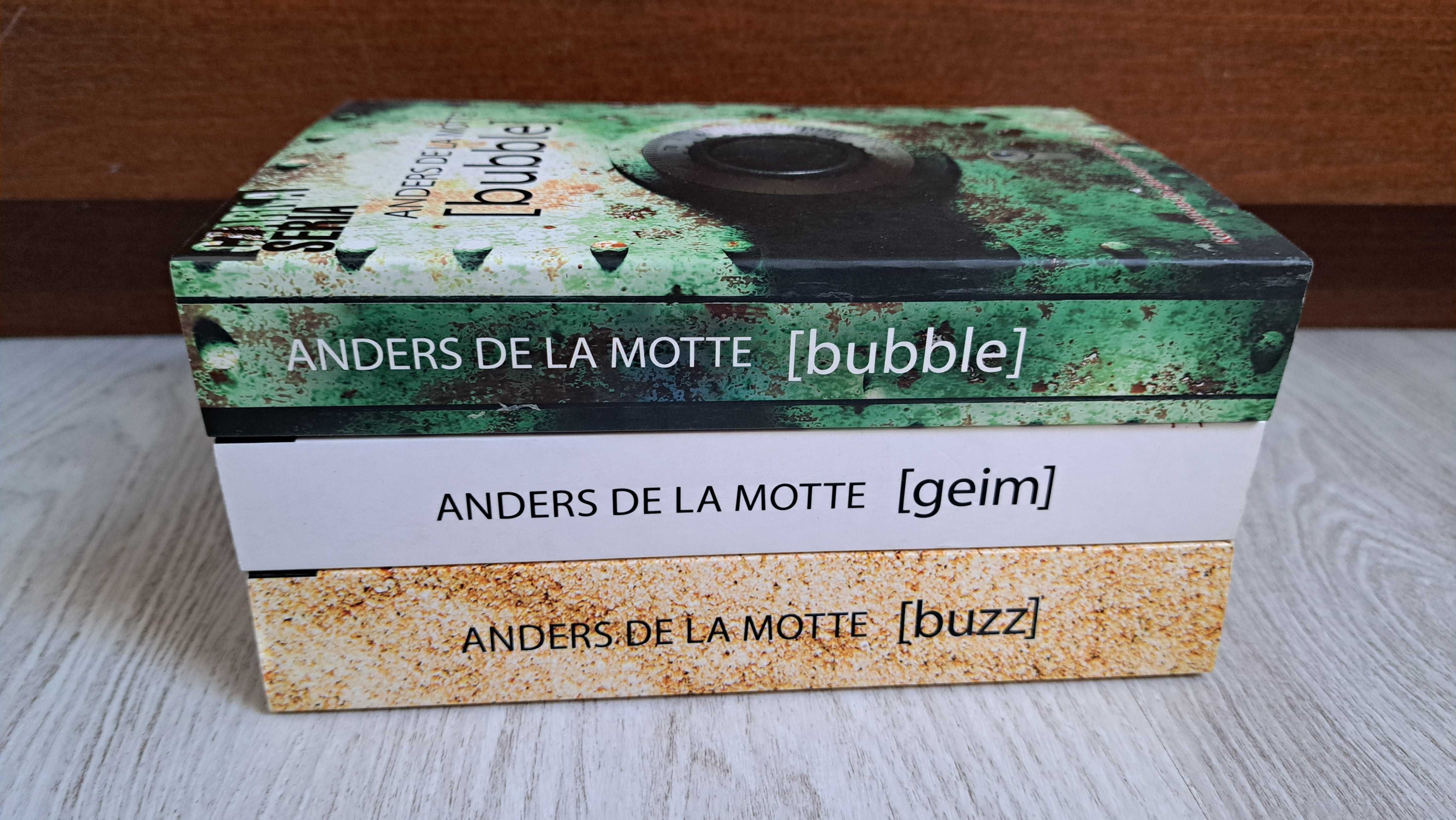 3x Anders de la Motte Geim + Buzz + Bubble    BDB   duży format