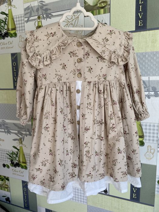 Сукня на дівчинку 86 розмір (Тепле/Фланель)