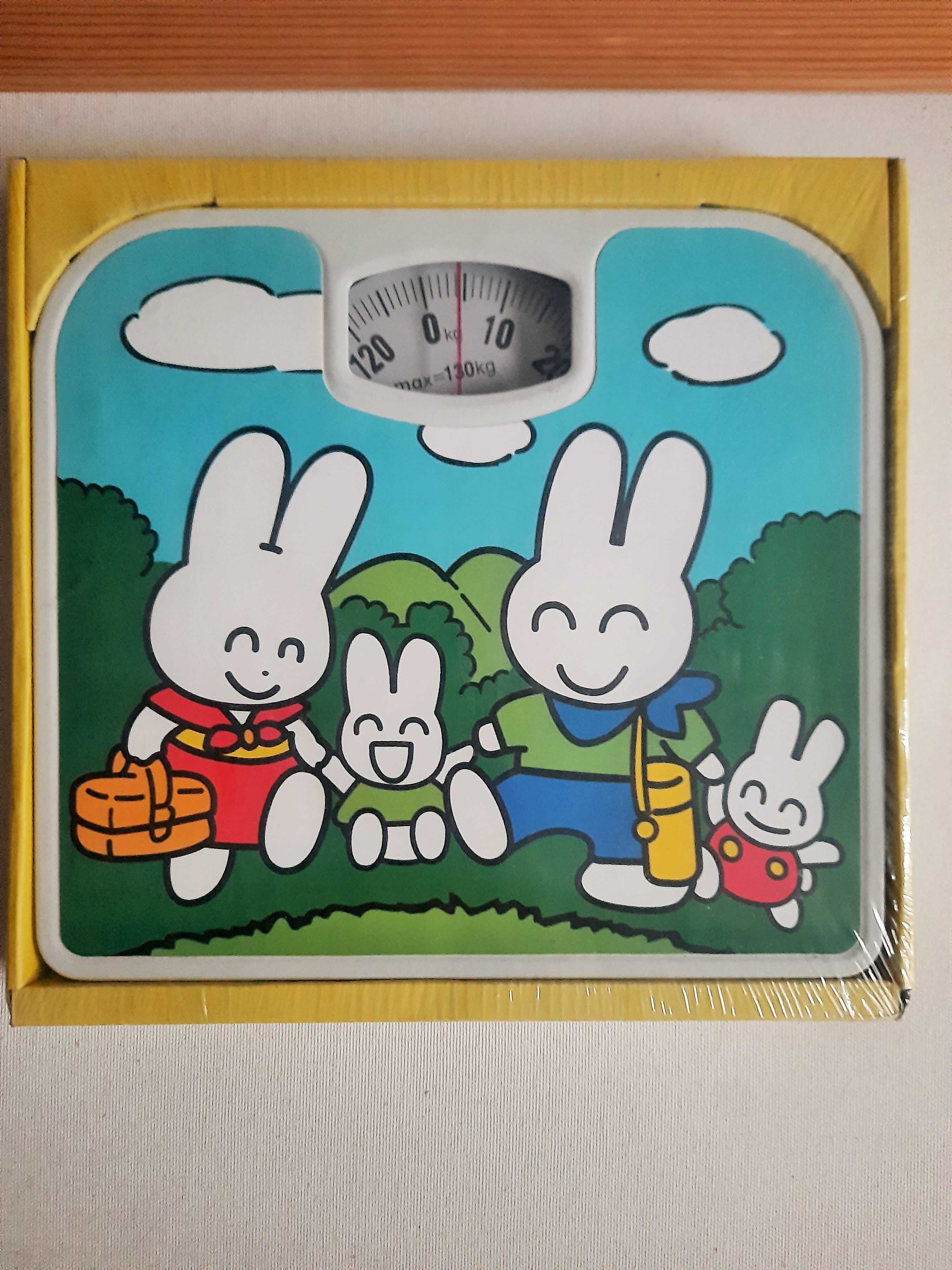 Waga domowa, łazienkowa, z motywem królika Miffy