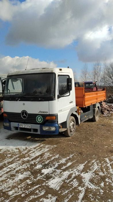 Mercedes Atego 812 wywrotka  + HDS
