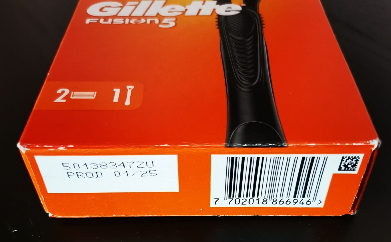Nowa, oryginalna maszynką Gillette Fusion 5