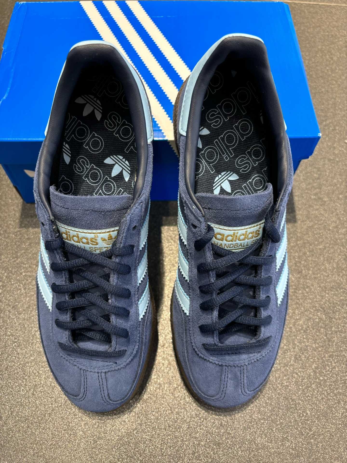 Adidas Handball Spezial Navy moda Oddychający Nowe buty unisex.38.5