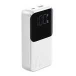Mini powerbank Joyroom z kablami USB-C / Lightning 30W 10000mAh biały