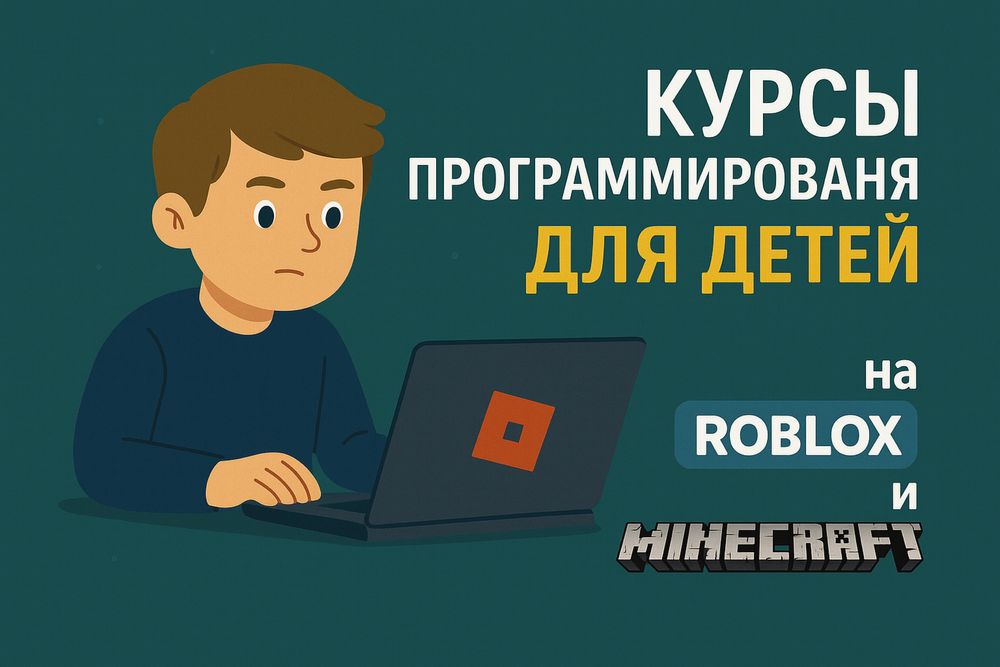 Обучение программированию для детей в Minecraft и Roblox