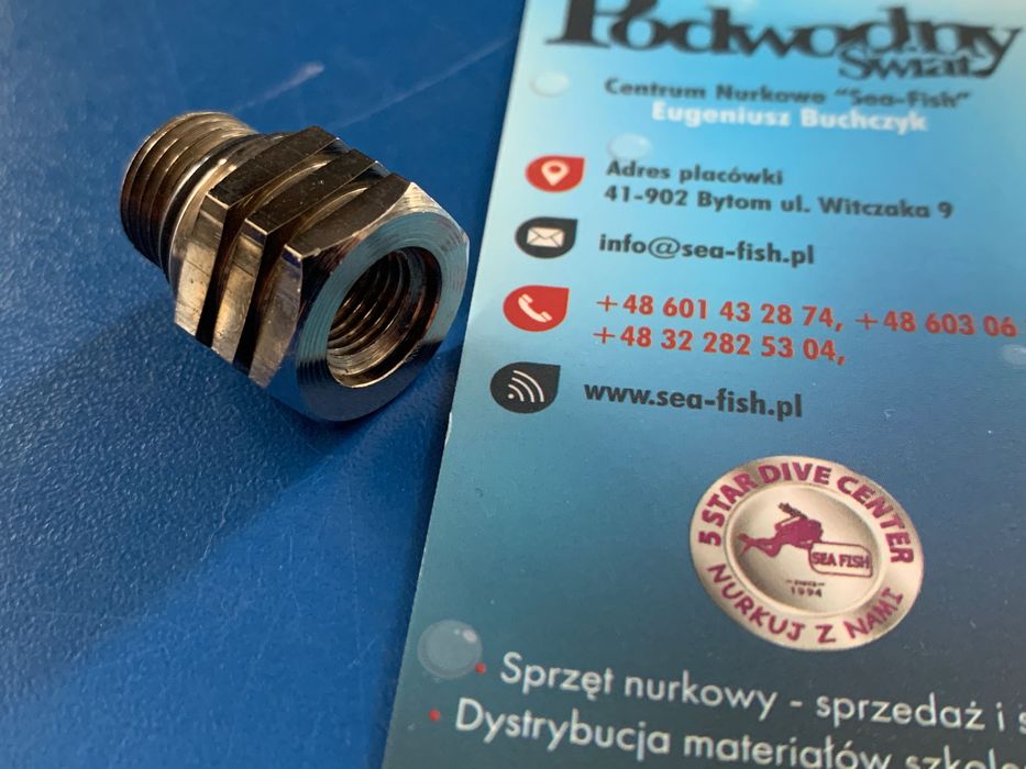 Redukcja węża LP z 1/2' - 3/8'' ' z wymiennikiem ciepła