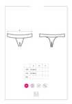 Shibu stringi otwarte czarne L/XL