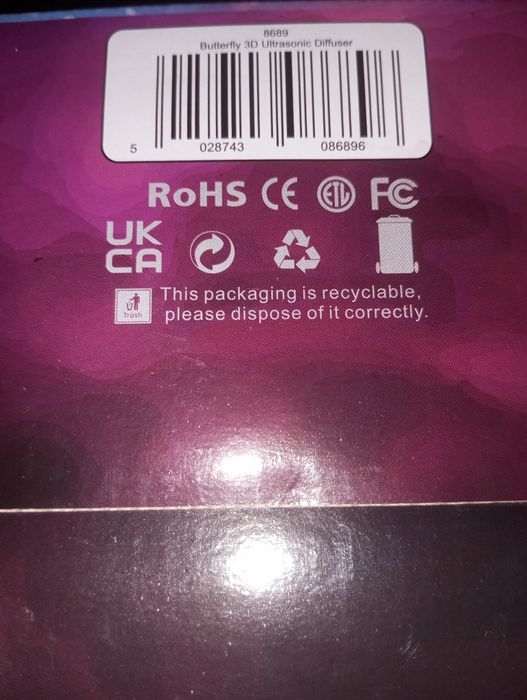 Dyfuzor olejków eterycznych 3D Szklany