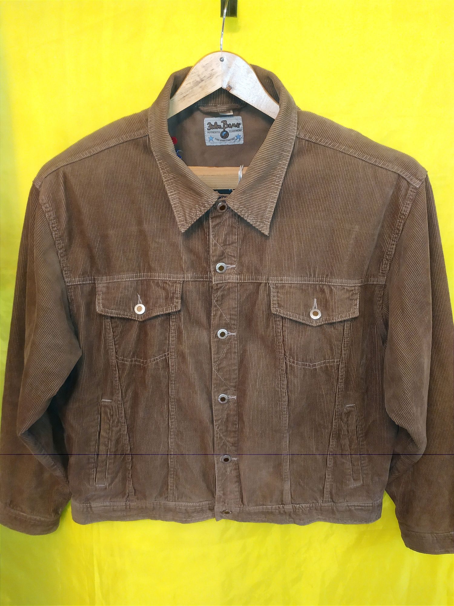 Бомбер вельвет John Bamer Германия, XL, р.54-56, куртка, пиджак деми