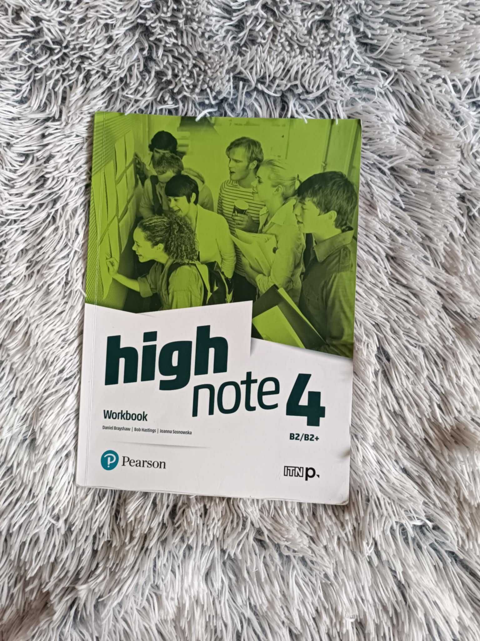 "High Note 4" podręcznik i ćwiczenia do języka angielskiego od Pearson
