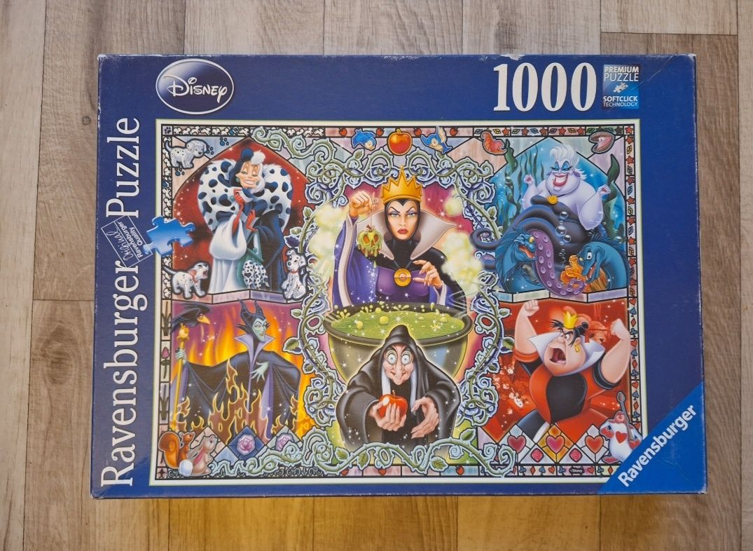 Puzzle Ravensburger 1000 (-4) Złoczyńcy Disney
