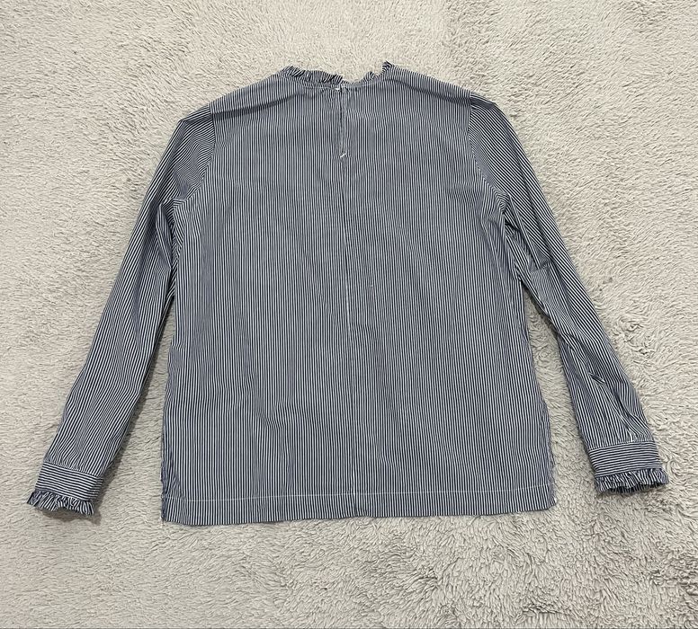 H&M r. 40 niebieska biala koszula damska w paski ze stojka