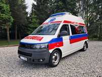 Volkswagen Transporter T5 Karetka Ambulans 4X4  Zarejestrowana kompletna 2.0 BiTurbo 180KM 4X4 4Motion Webasto Klimy