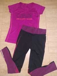 Komplet treningowy bluzka + legginsy Casall, r. S