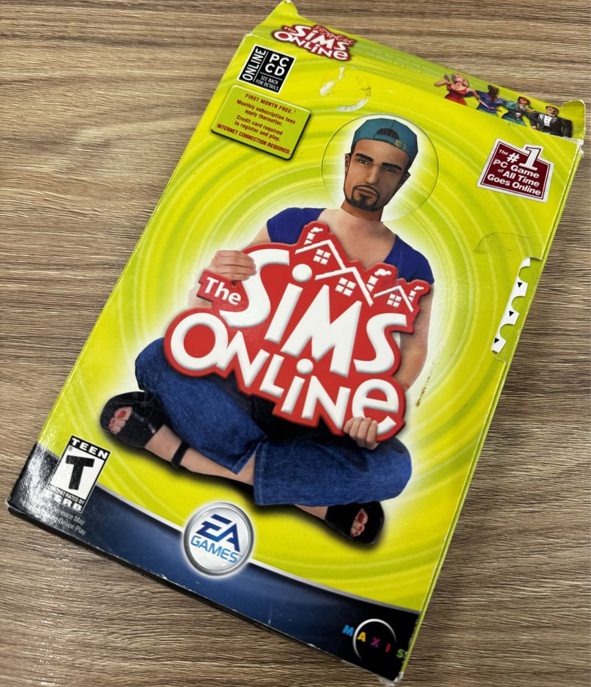 The Sims Online Big box Jedyna w Polsce Unikat dla kolekcjonerów