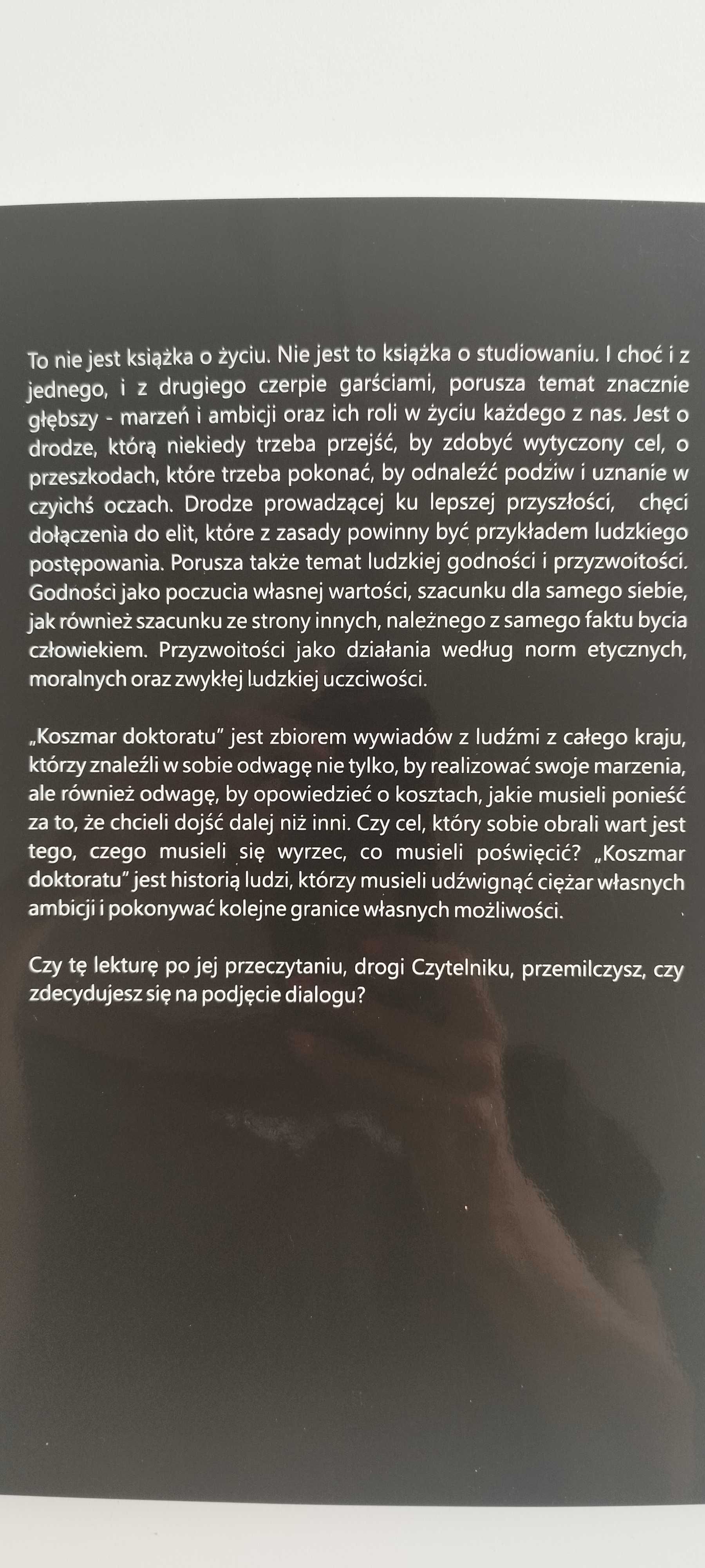 Książka Koszmar doktoratu Katarzyna Dawidowicz
