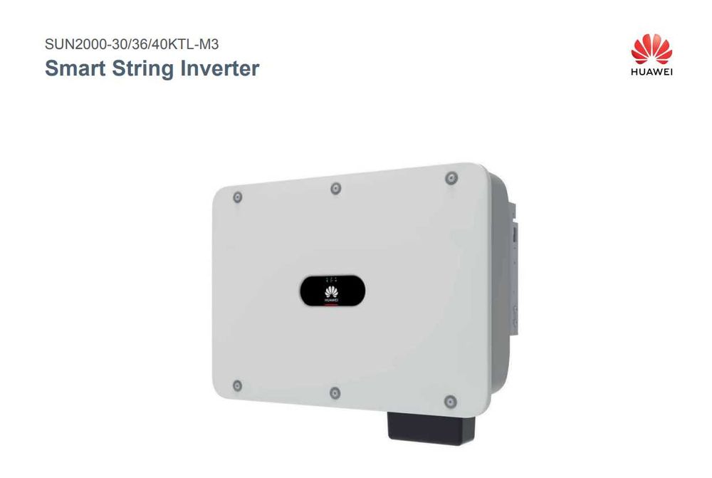 Продам Інвертор Huawei  SUN2000-40KTL-M3
Smart String Inverter