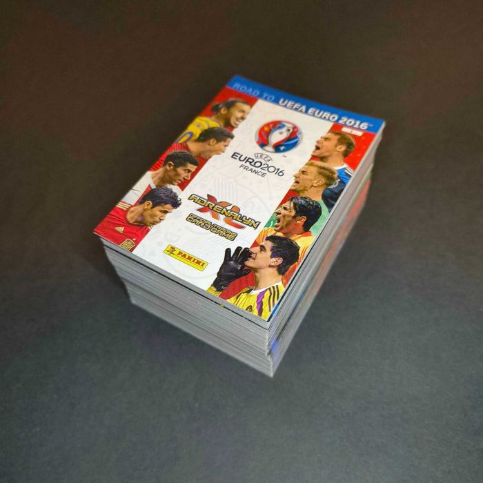 100 Cartas Panini Road To Euro 2016 Diferentes - Portes Incluídos