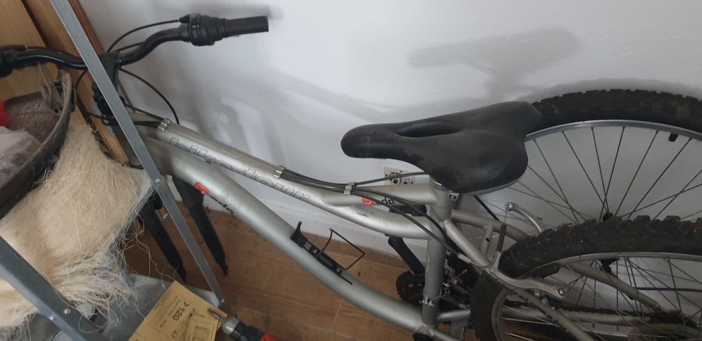 Duas bicicletas cinza