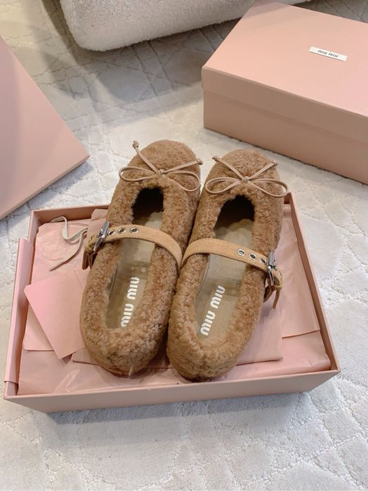 Лоферы мюли Miu Miu миу міу под заказ премиум жіночі балетки