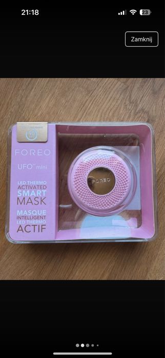 Foreo UFO Mini inteligentna maseczka do pielęgnacji twarzy