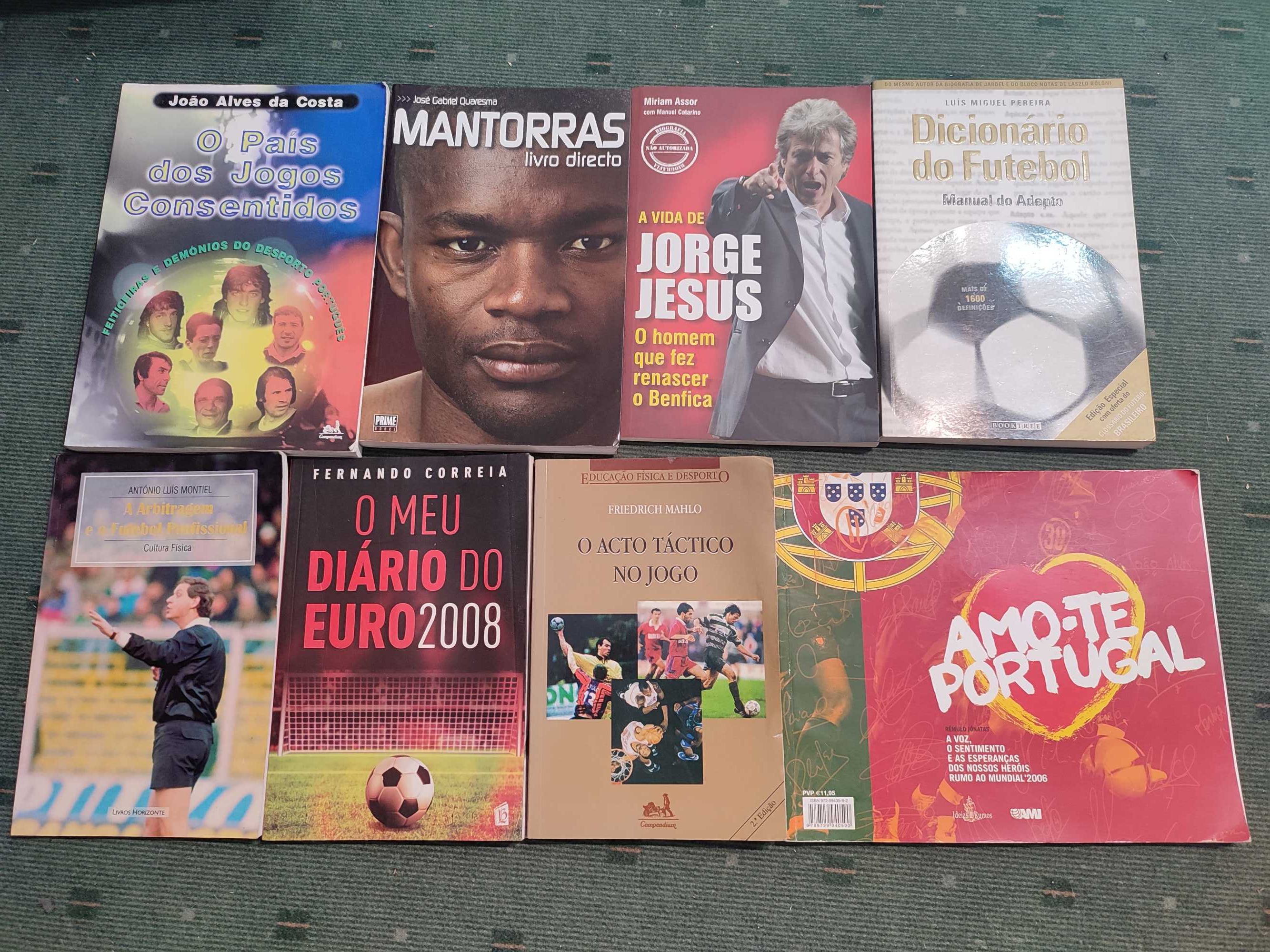 Lote 15 livros sobre Futebol e História do Futebol