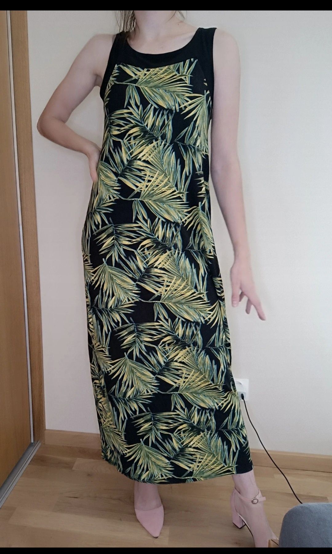 Długa sukienka maksi wallis 40 l boho