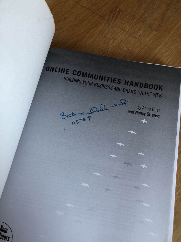 Książka online communities handbook anna buss nancy strauss