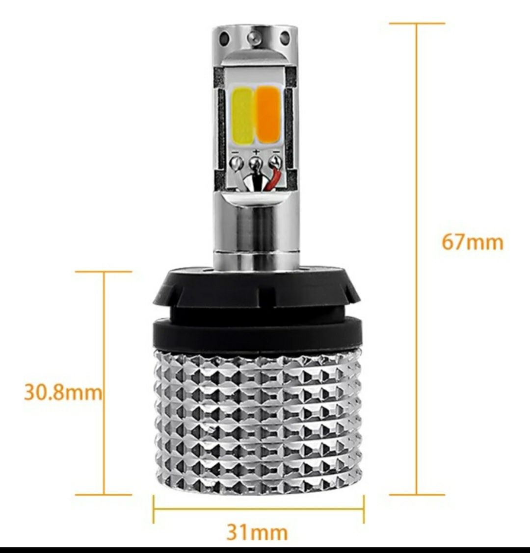 Лампы Дхо + поворот DRL+поворот Cob Light W21w P21W, 1156 7440 бел+жел