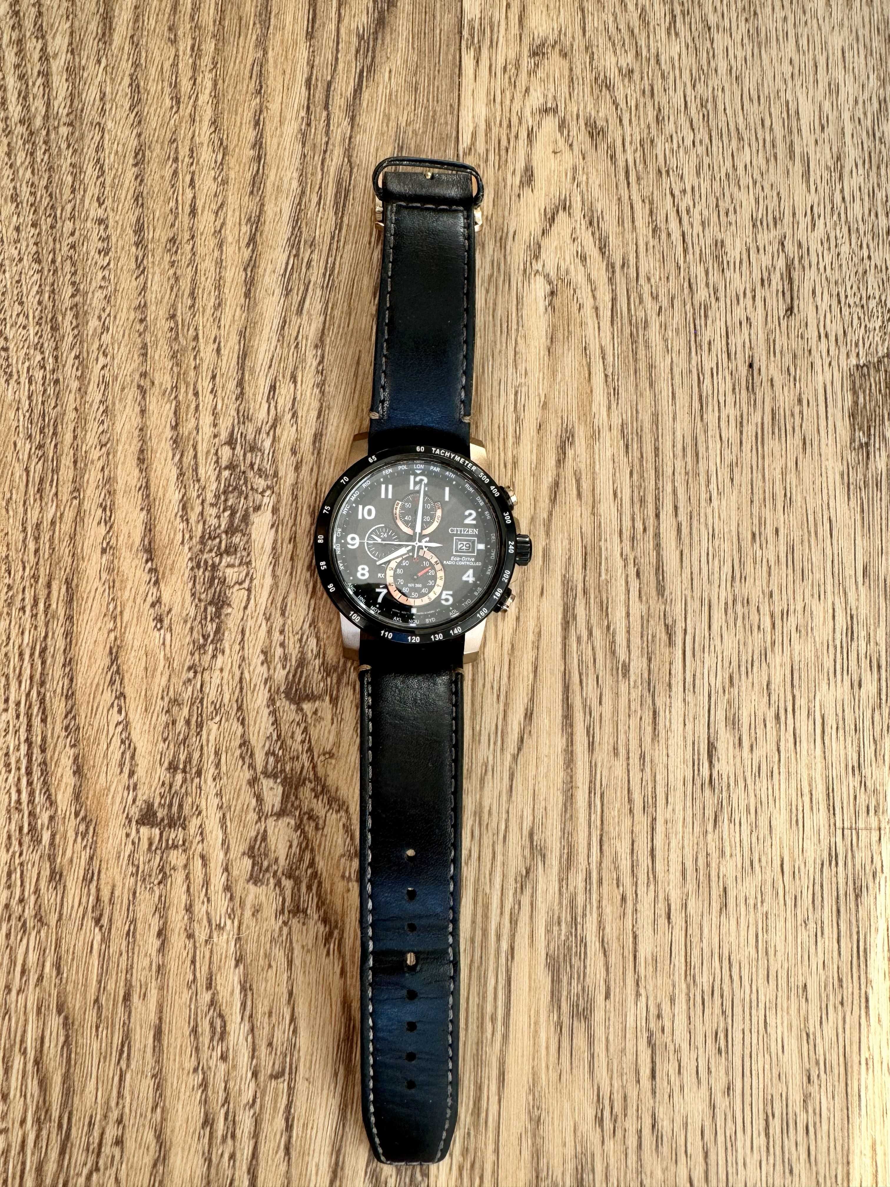 Zegarek męski Citizen Eco-Drive, elegancki sportowy casual na co dzień