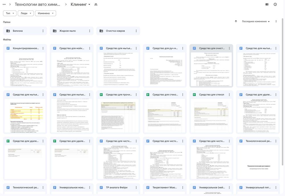 Технология моющих средств, жидких мыл, химии мойки стекол, розжигатель