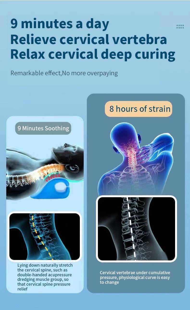 Масажна подушка для шийного відділу хребта U-подібна подушка