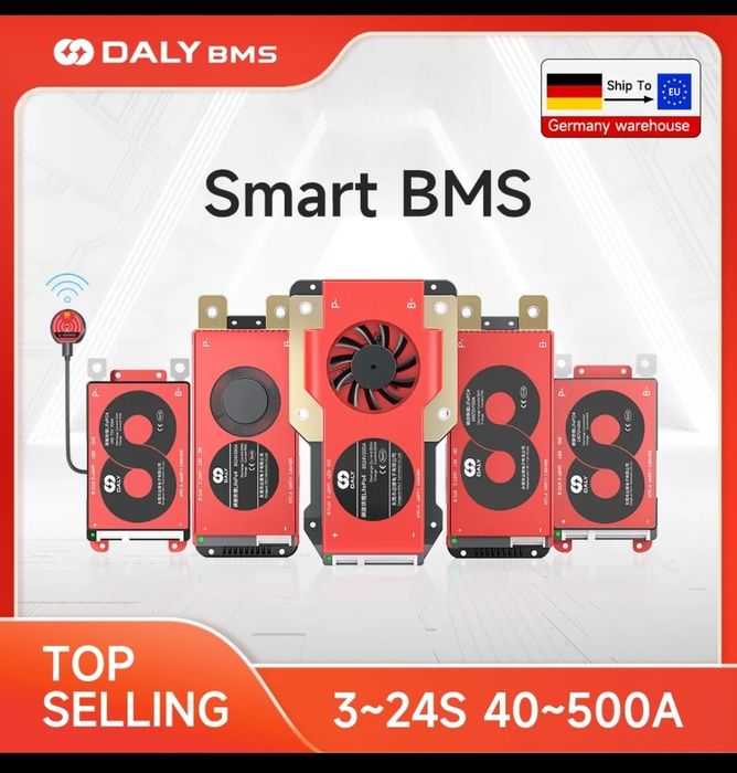 Балансир Dely smart bms для LifePO4 8s 24v