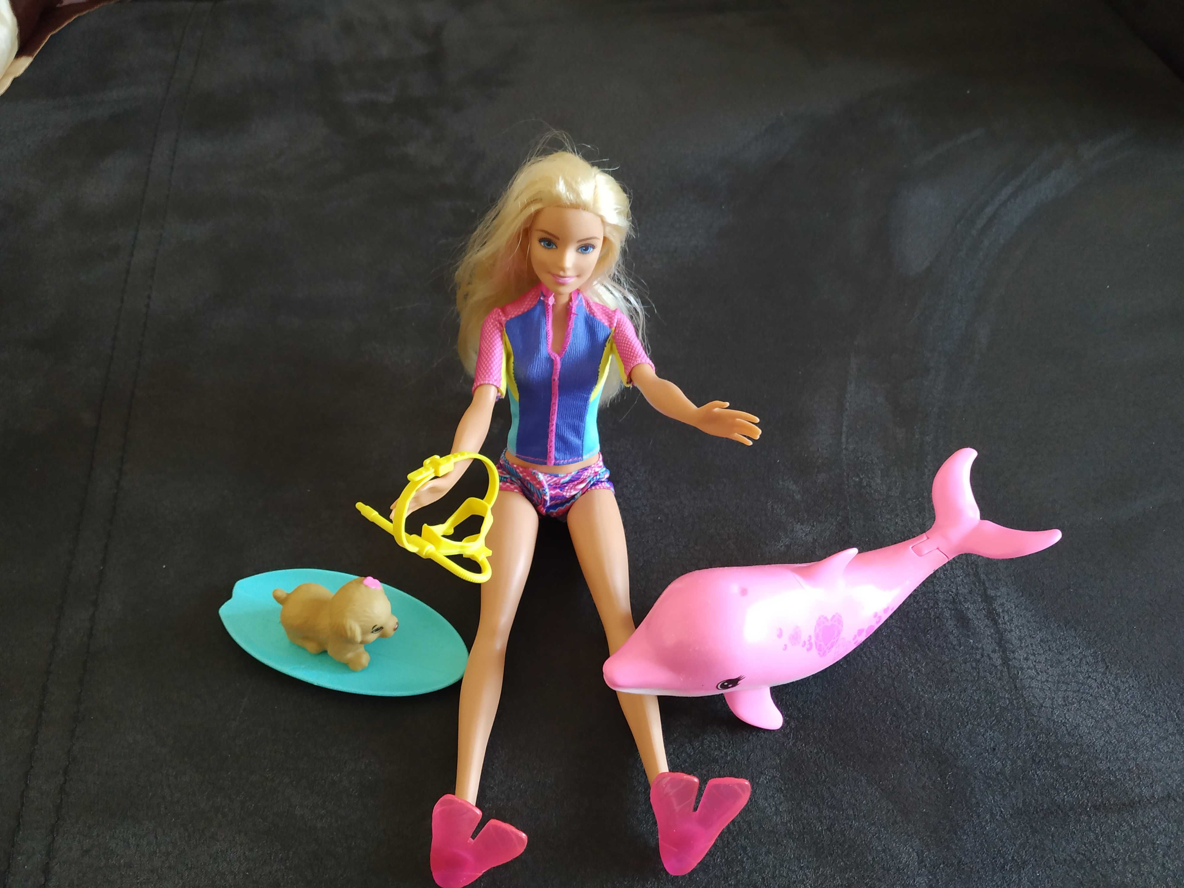 Barbie Nurkowanie Z Delfinem Zestaw FBD63 Lalka