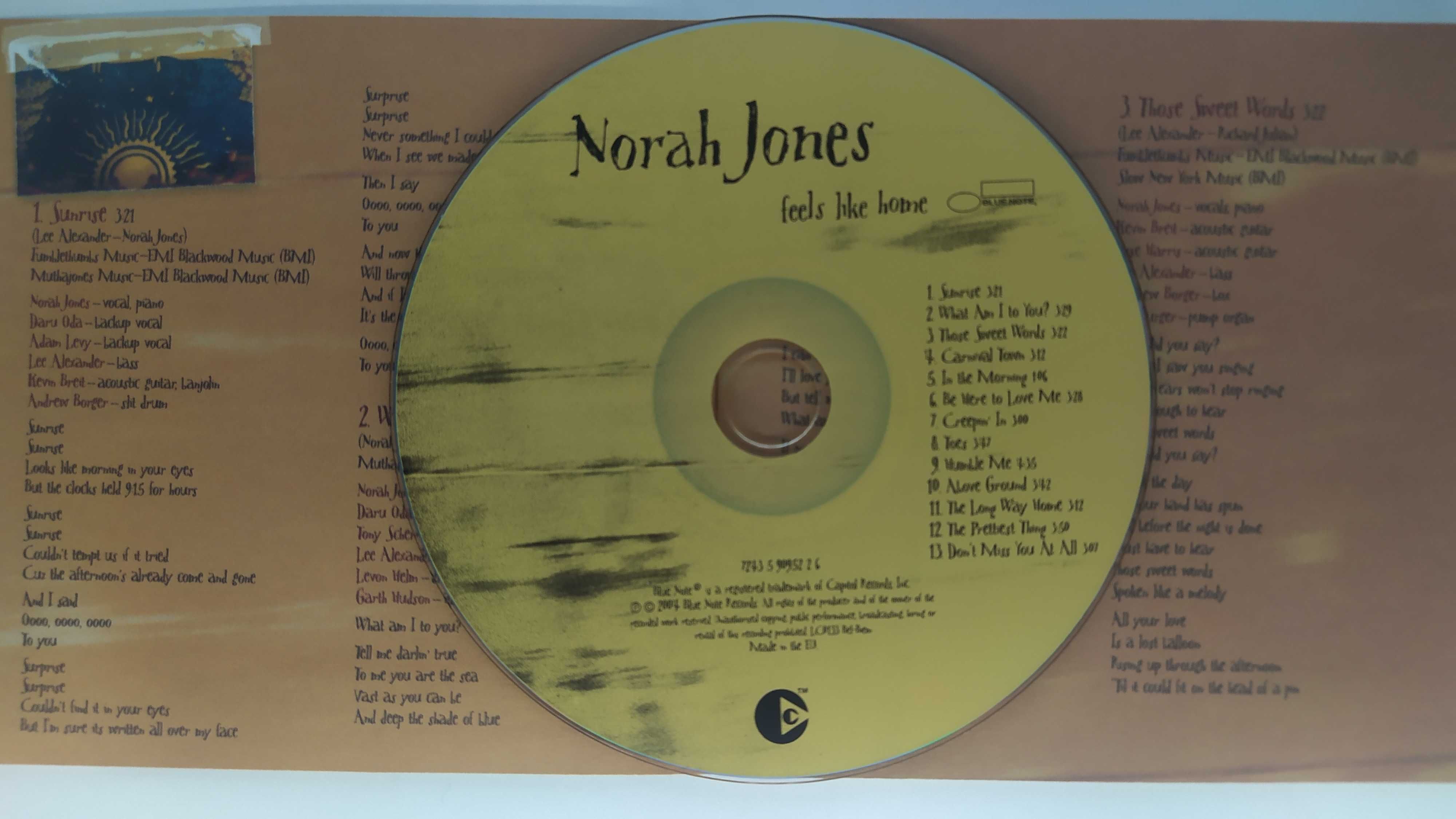 Norah Jones feels like home CD