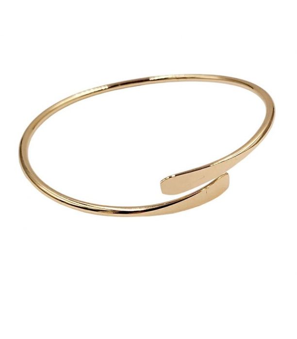 Браслет "Обійми" лимонна позолота