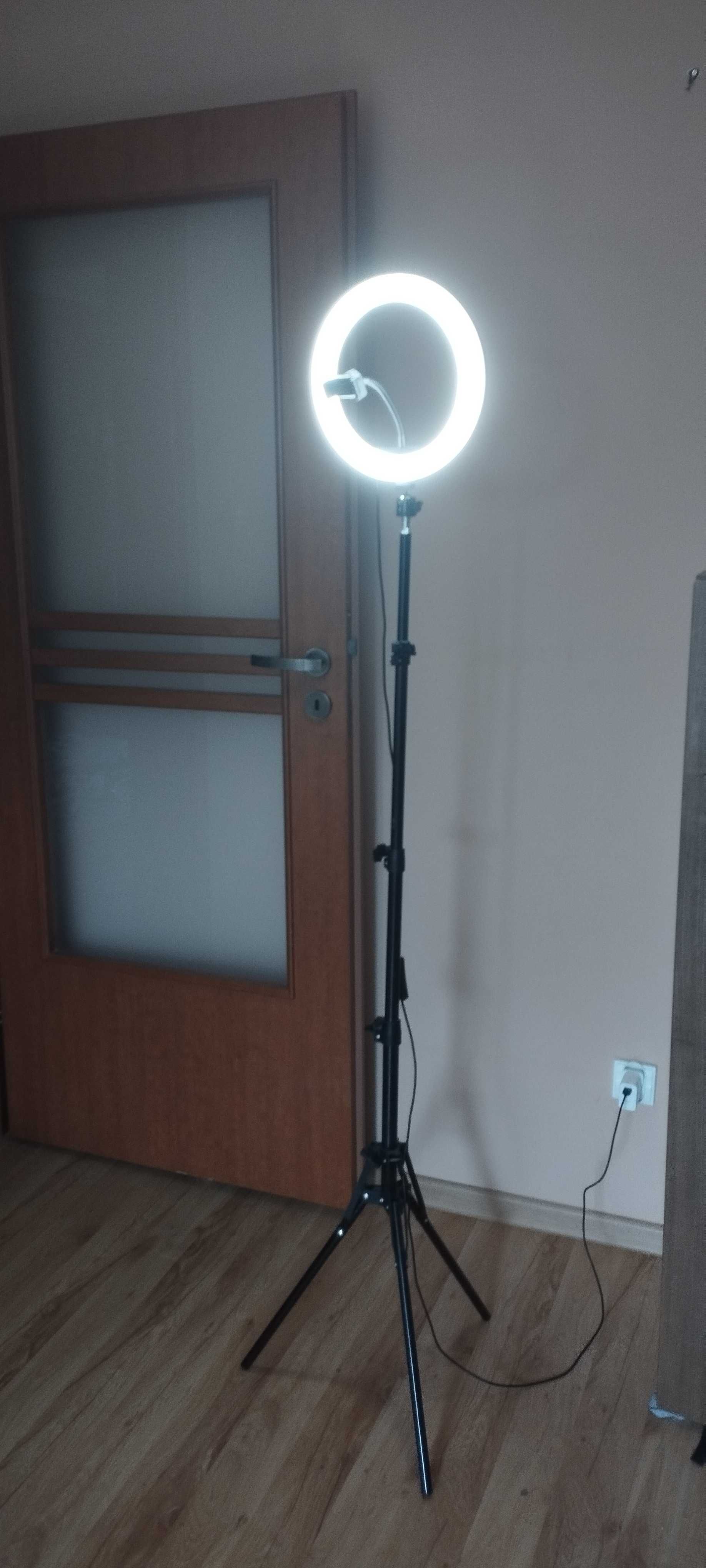 Lampa 10" (26 cm) ze statywem 160 cm