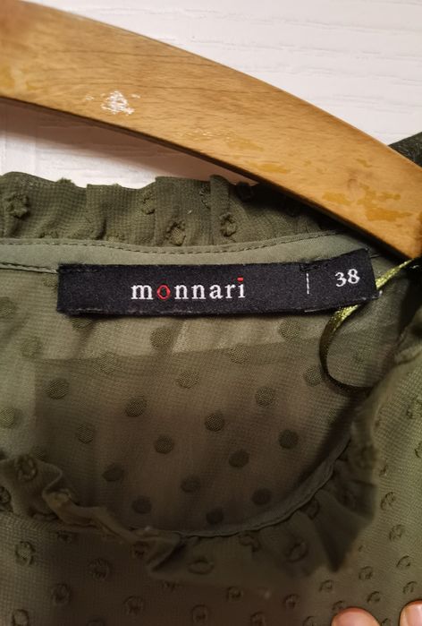 Monnari zielona długa sukienka M/38