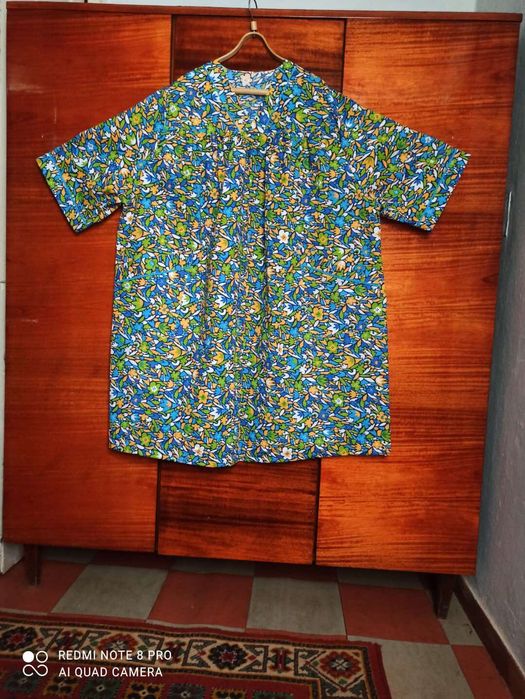 Платье, большой размер, 72. Хлопок