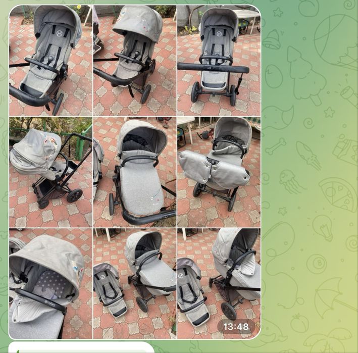 Коляска оригинал зима/лето в идеальнос состояние
