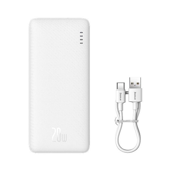 Powerbank Baseus Airpow 20W 10000mAh z kablem Baseus Simple Series USB