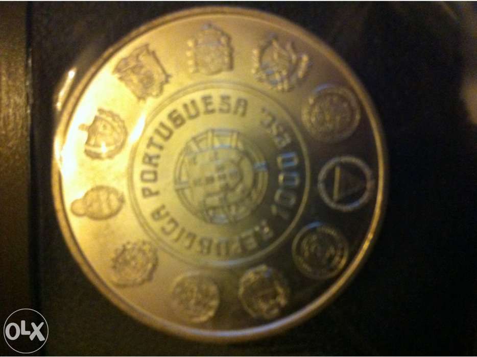 Moedas em prata (escudos) de coleção-1000(belas)