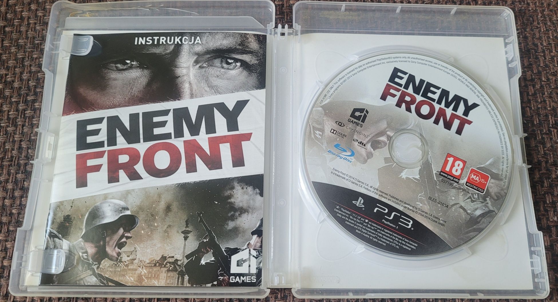 Enemy Front PS3 PL