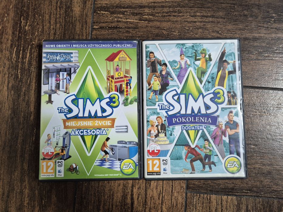 The sims 3 pokolenia i miejskie życie akcesoria dodatek do gry simsy
