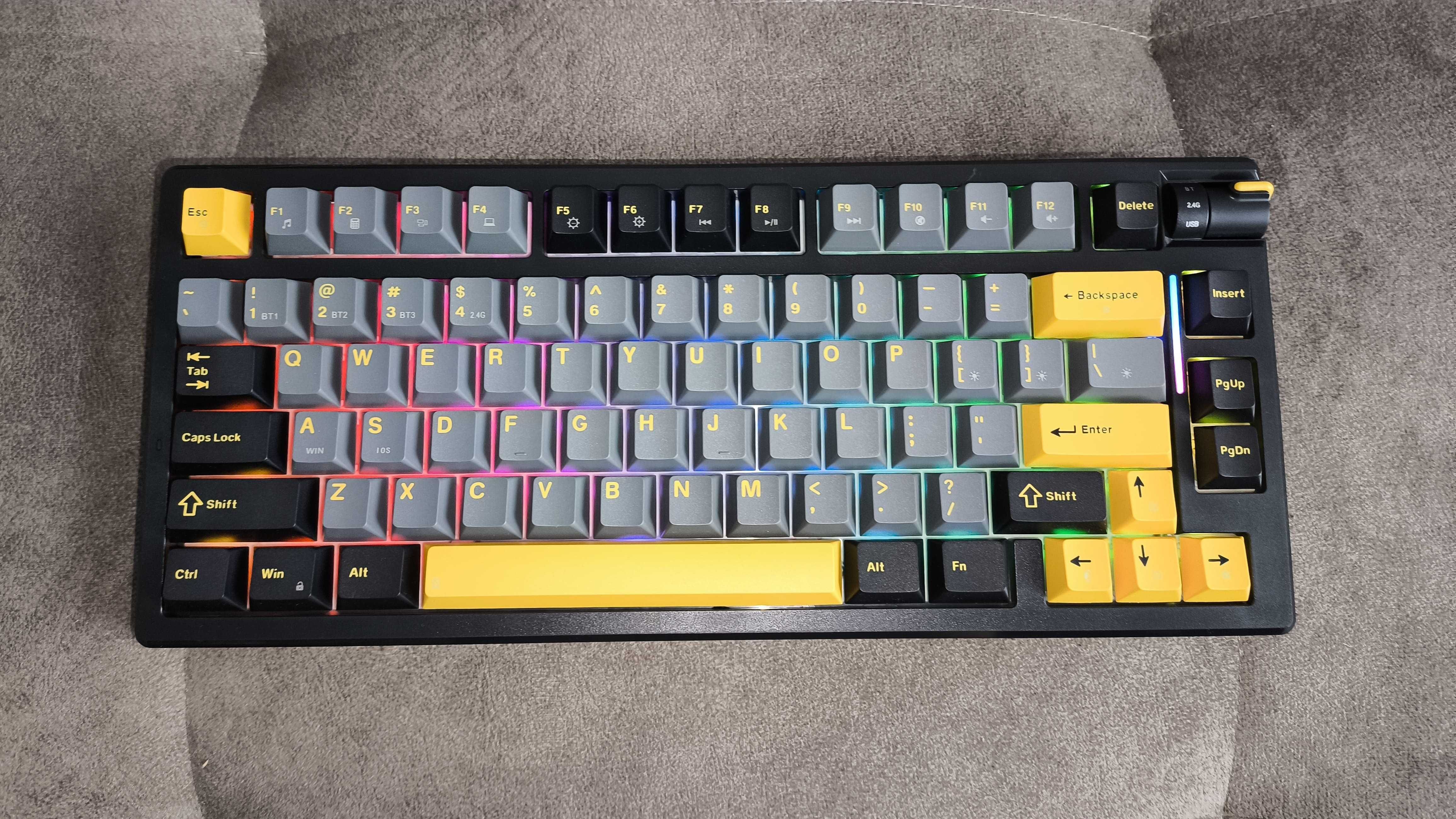 klawiatura Marvo KG958W Meqa 80W (PBT, hot-swap, 3 rodzaje łączności)