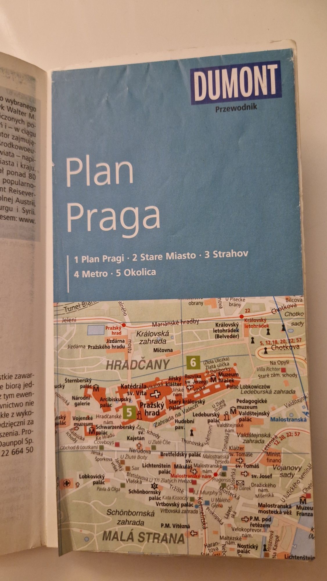 Przewodnik Praga z planem miasta, Dumont