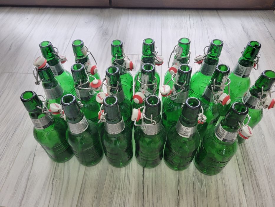 butelki szklane z klipsem 20 szt