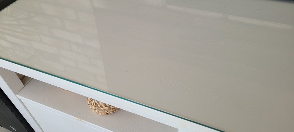 Szafka rtv Ikea Hemnes pod tv lite drewno biała