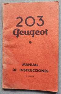 Manual Peugeot 203