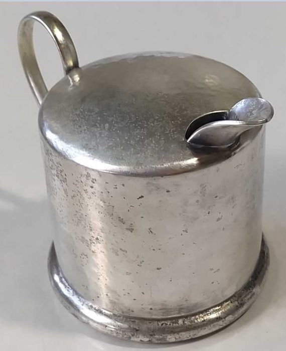 Немецкая сахарница.Серебрение.Клеймо D.R.G.M.