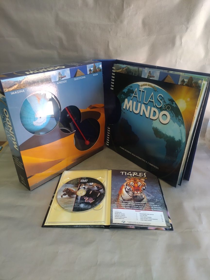 Atlas do Mundo com oferta DVD